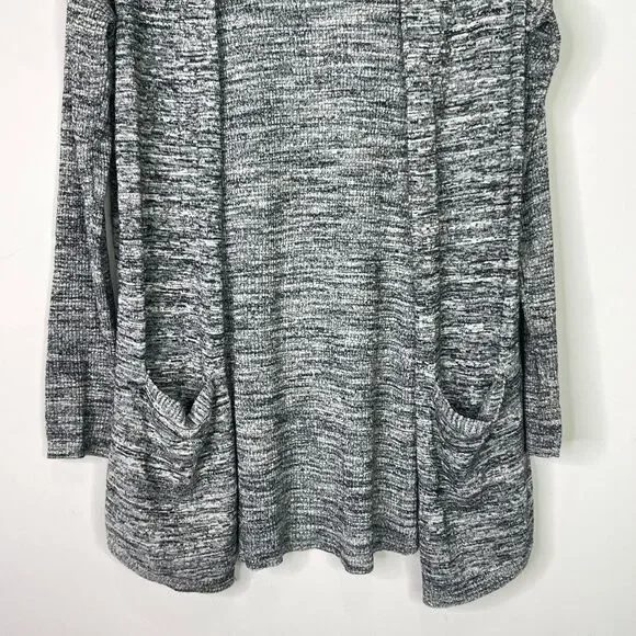 LOFT Knit Pocket Open Front Cardigan Women's Size XS - Picture 5 of 8